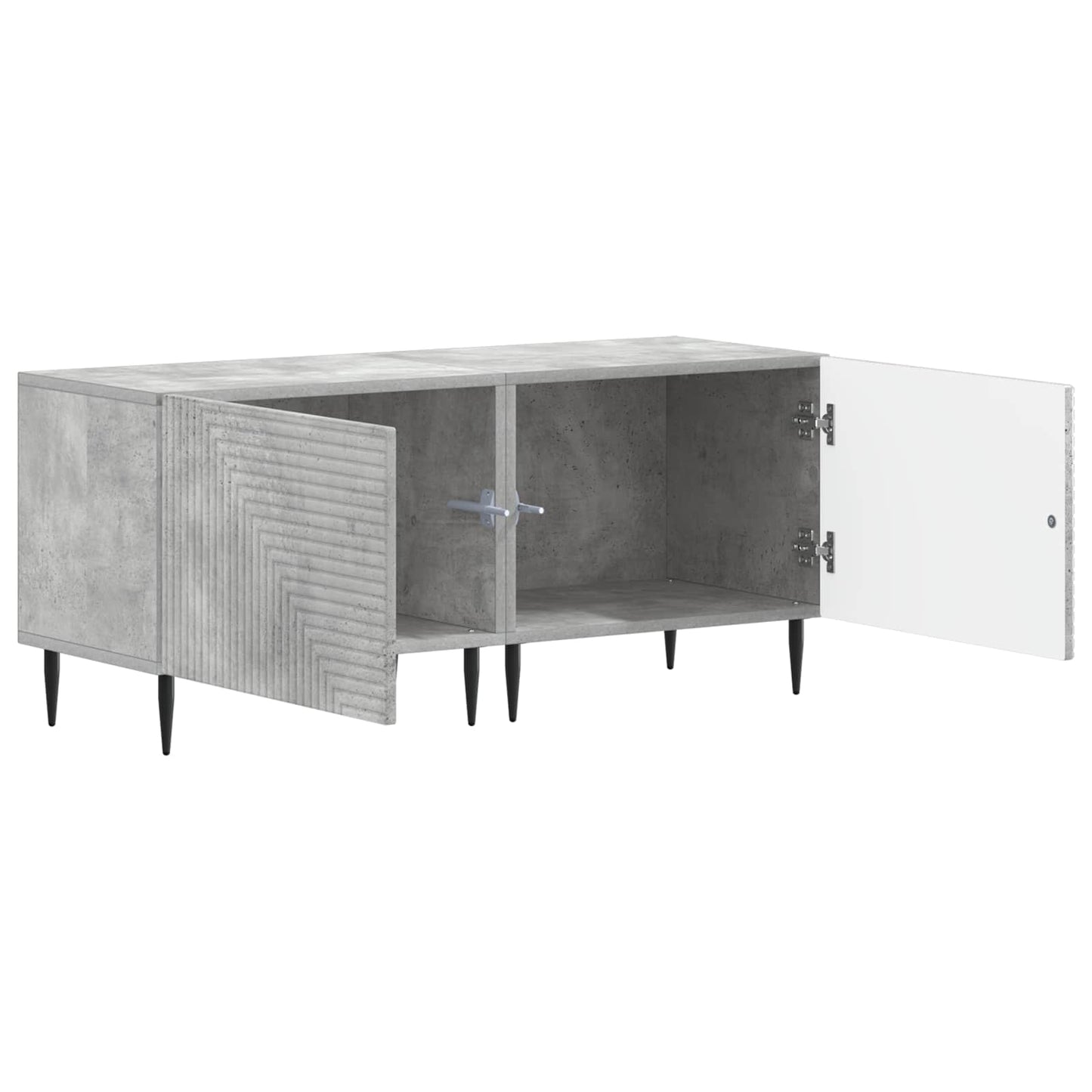 TV Cabinet Concrete Grey Engineered Wood