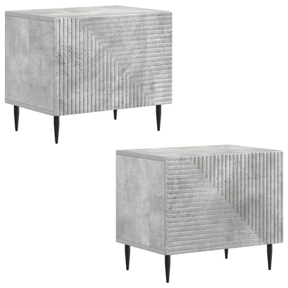 TV Cabinet Concrete Grey Engineered Wood