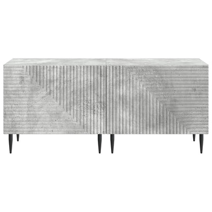 TV Cabinet Concrete Grey Engineered Wood