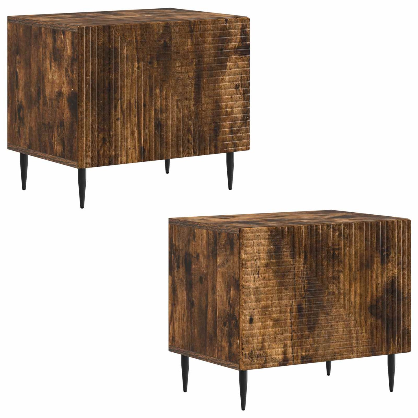 TV Cabinet Smoked Oak Engineered Wood