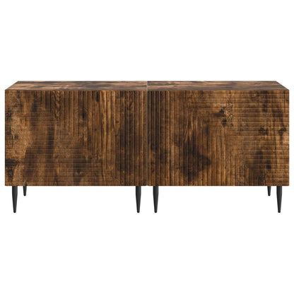TV Cabinet Smoked Oak Engineered Wood
