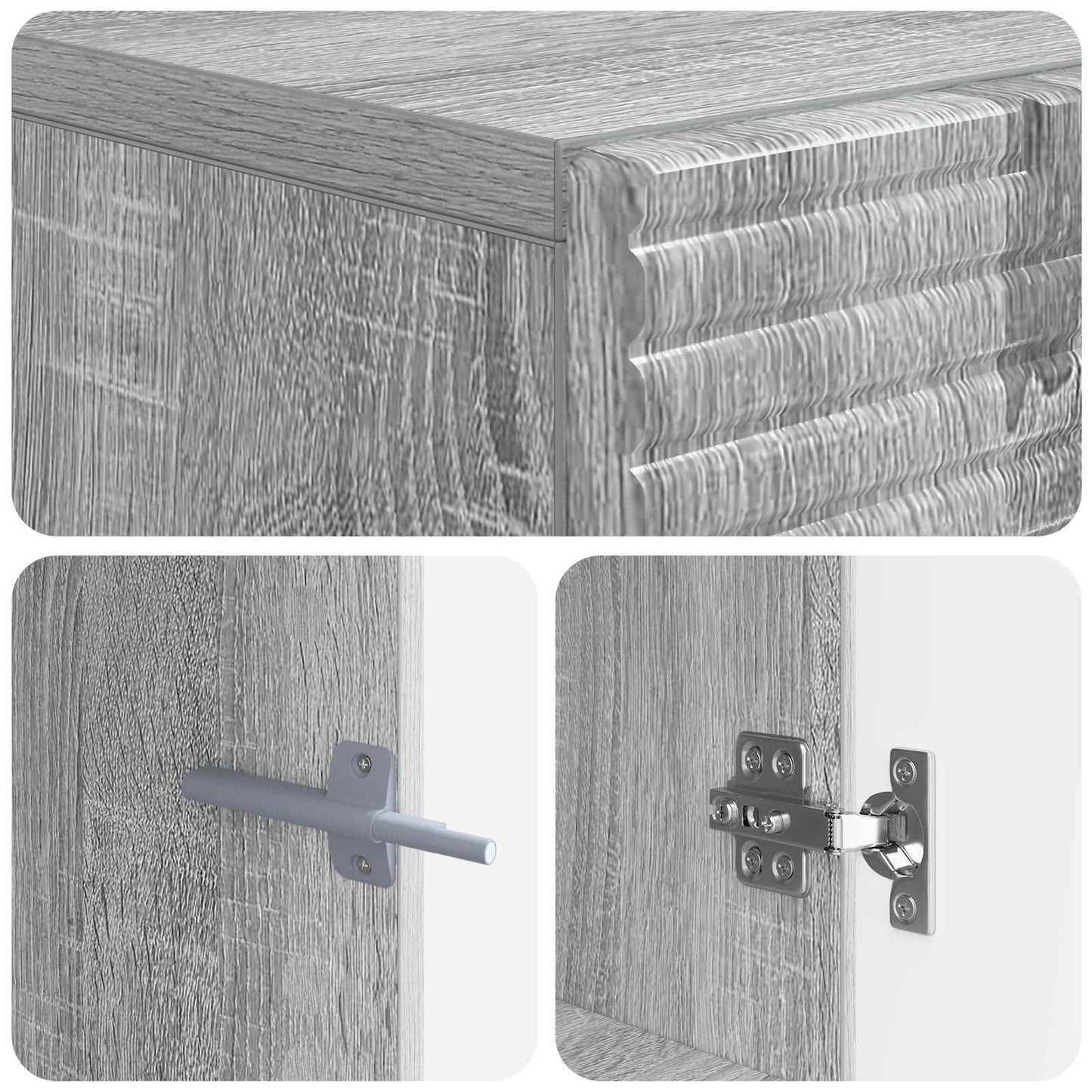 TV Cabinet Grey Sonoma Engineered Wood