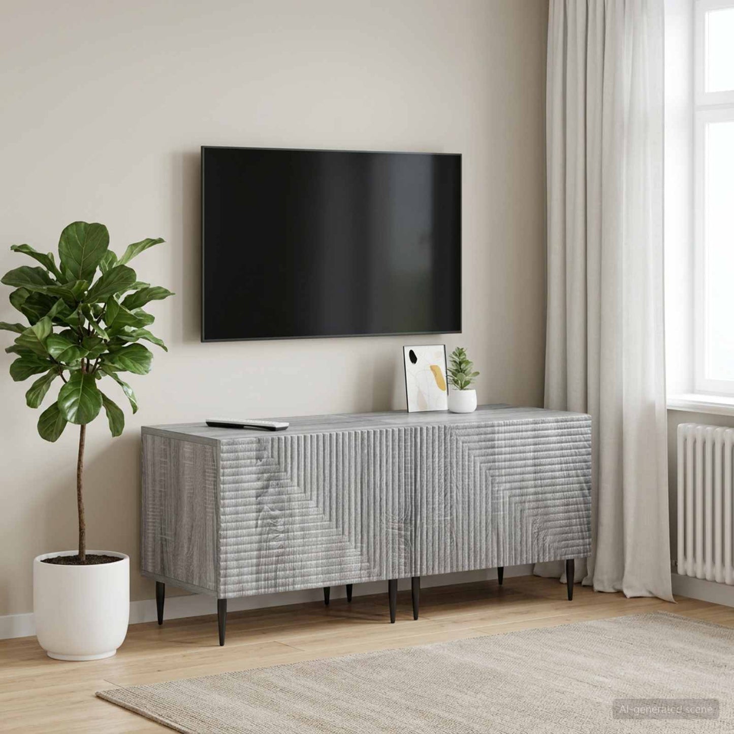 TV Cabinet Grey Sonoma Engineered Wood