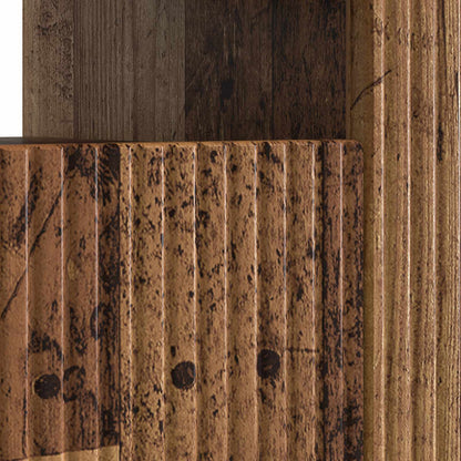 LED TV Cabinet Old Wood Engineered Wood