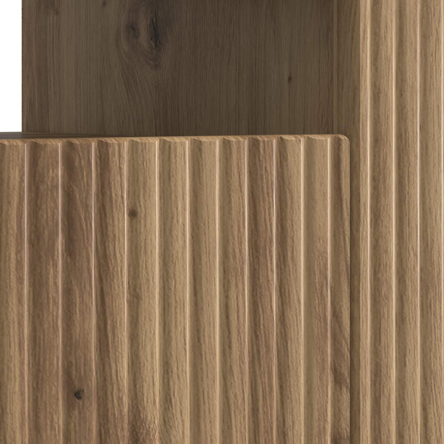 LED TV Cabinet Artisan Oak Engineered Wood