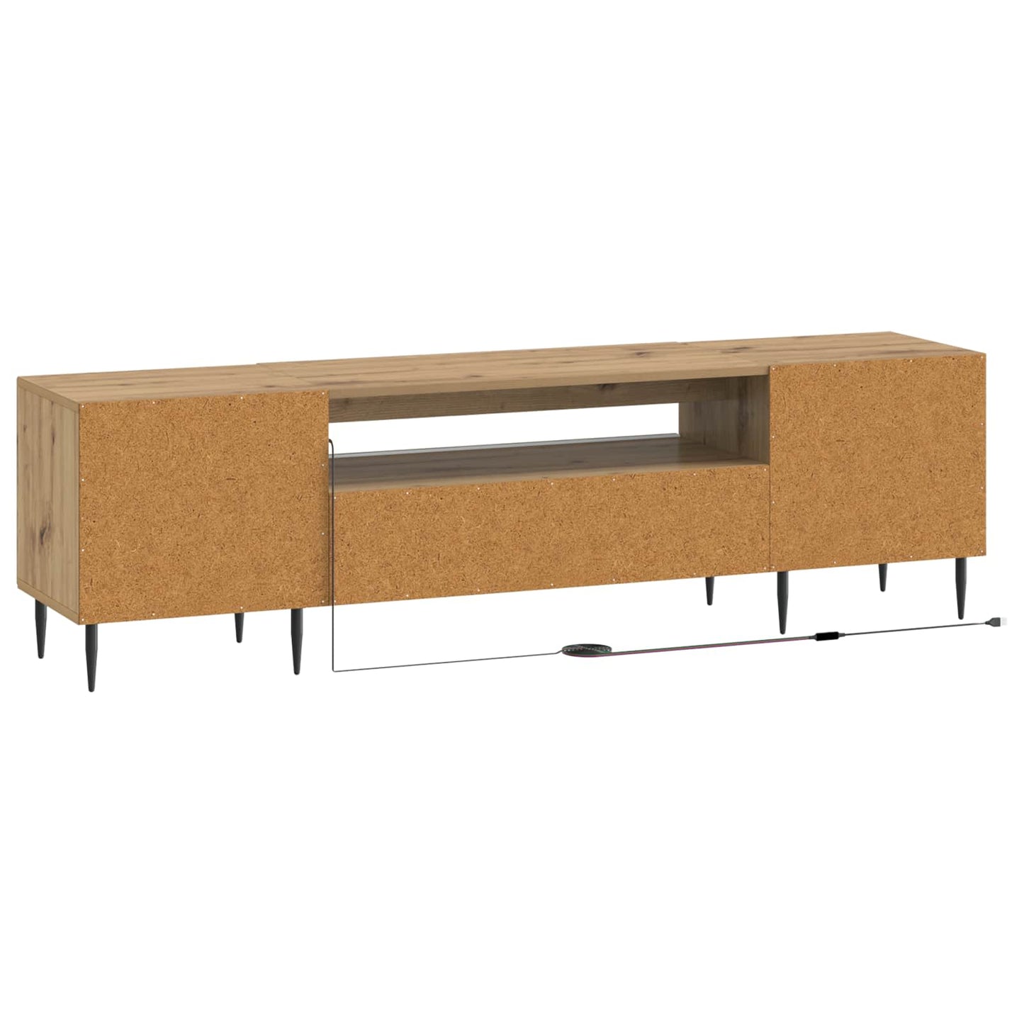 LED TV Cabinet Artisan Oak Engineered Wood