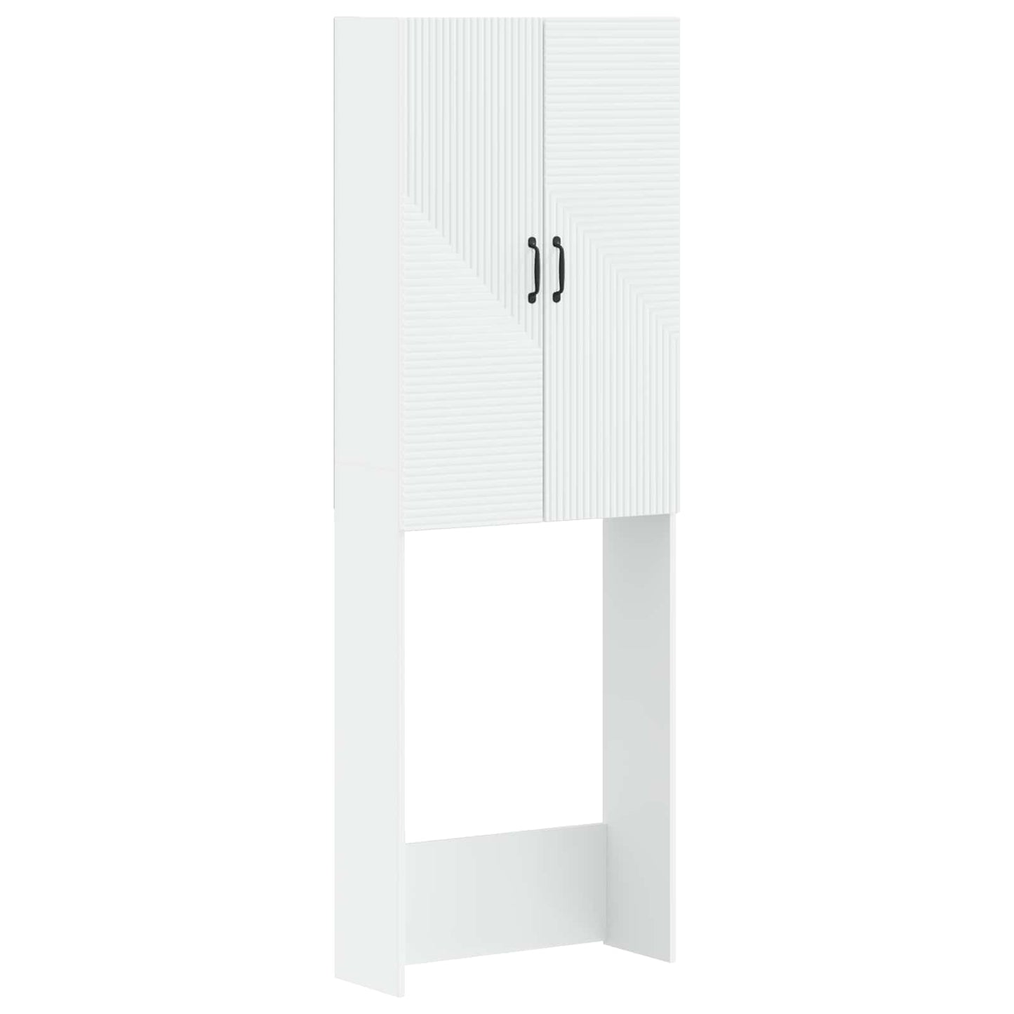 Toilet Cabinet HAARLEM White 66 x 25.5 x 190 cm Engineered Wood