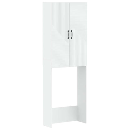 Toilet Cabinet HAARLEM White 66 x 25.5 x 190 cm Engineered Wood