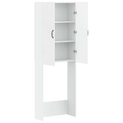 Toilet Cabinet HAARLEM White 66 x 25.5 x 190 cm Engineered Wood