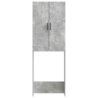 Toilet Cabinet HAARLEM Concrete Grey 66 x 25.5 x 190 cm