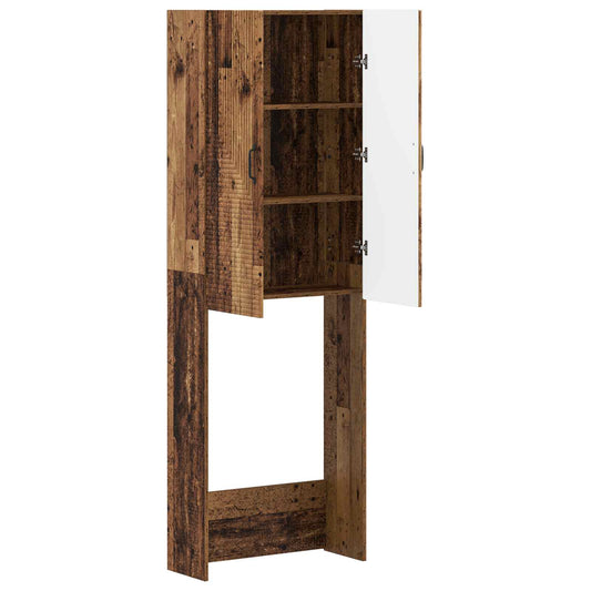 Toilet Cabinet HAARLEM Old Wood 66 x 25.5 x 190 cm