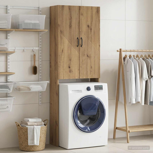 Toilet Cabinet HAARLEM Artisan Oak 66 x 25.5 x 190 cm