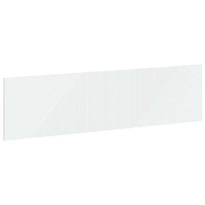 Wall-Mounted Headboard HAARLEM White Engineered Wood