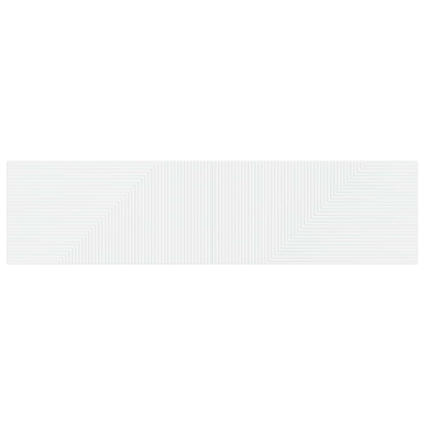 Wall-Mounted Headboard HAARLEM White Engineered Wood