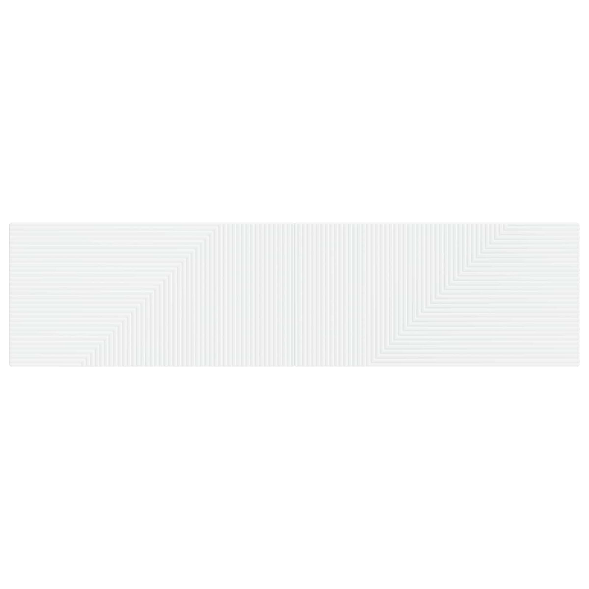 Wall-Mounted Headboard HAARLEM White Engineered Wood