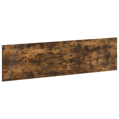Wall-Mounted Headboard HAARLEM Smoked Oak Engineered Wood