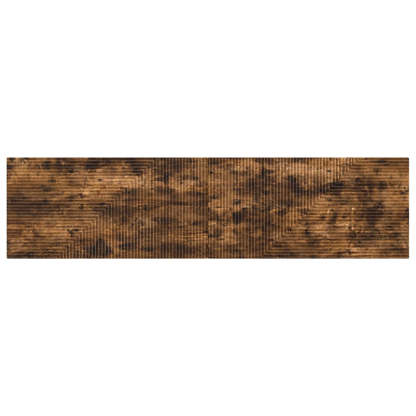 Wall-Mounted Headboard HAARLEM Smoked Oak Engineered Wood