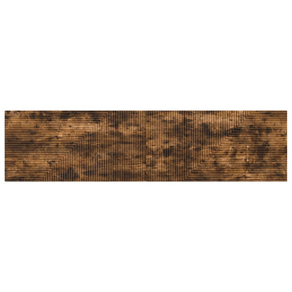 Wall-Mounted Headboard HAARLEM Smoked Oak Engineered Wood