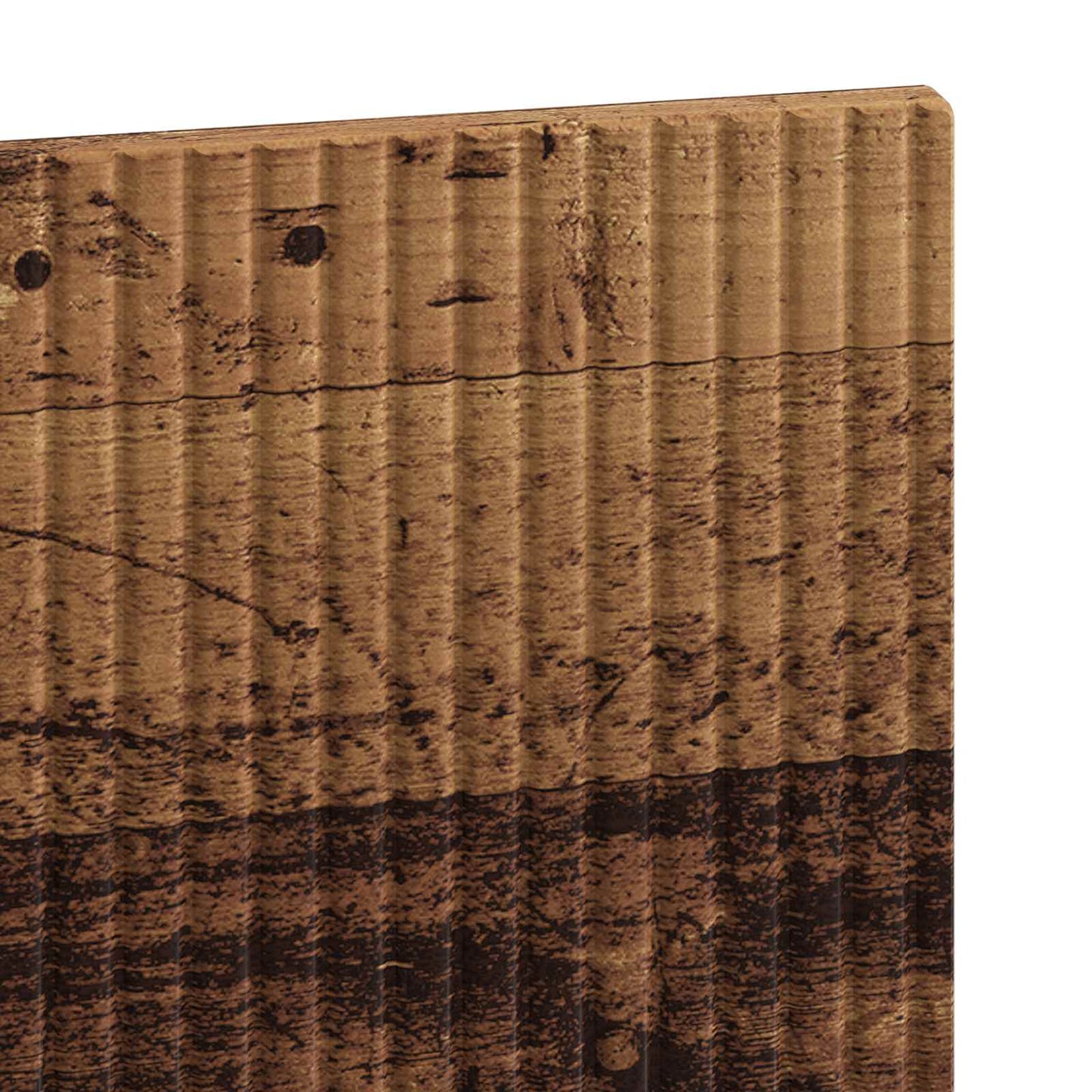 Wall-Mounted Headboard HAARLEM Old Wood Engineered Wood