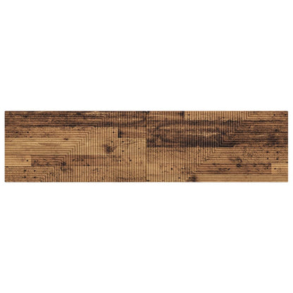 Wall-Mounted Headboard HAARLEM Old Wood Engineered Wood