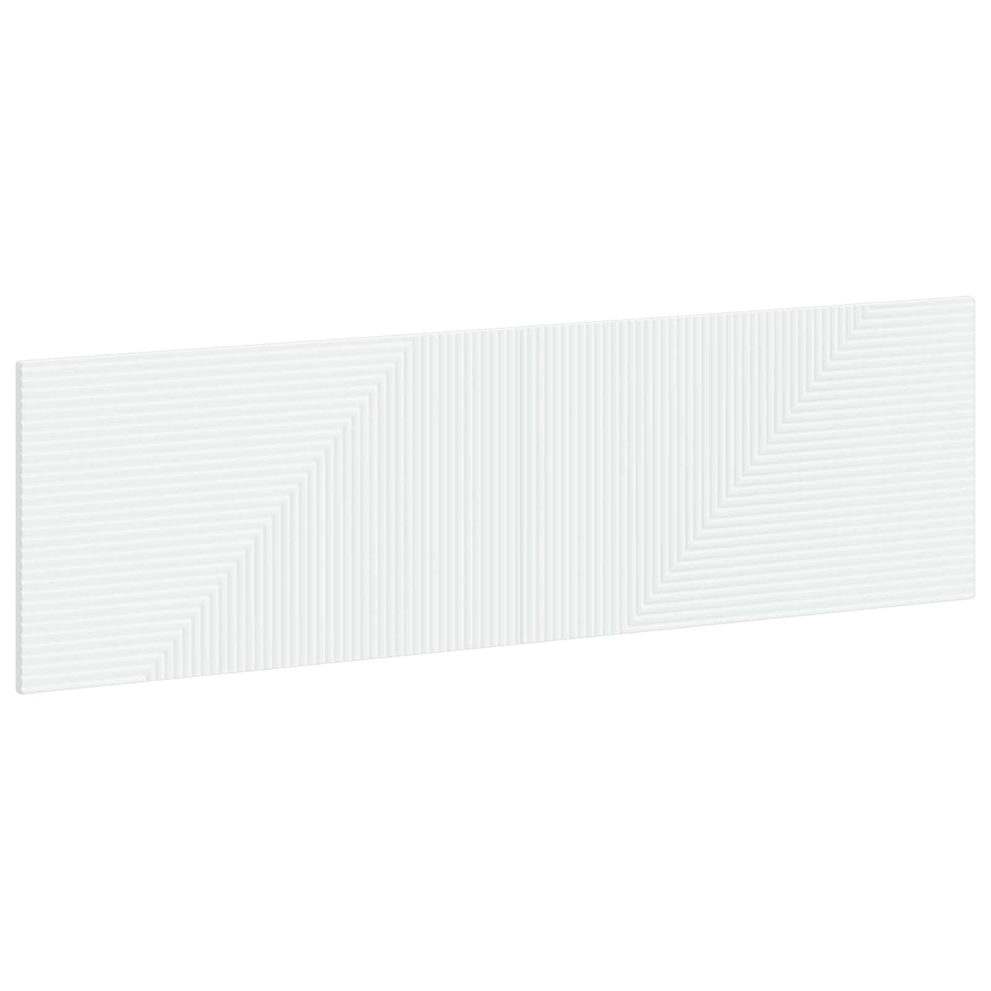 Wall-Mounted Headboard HAARLEM White Engineered Wood