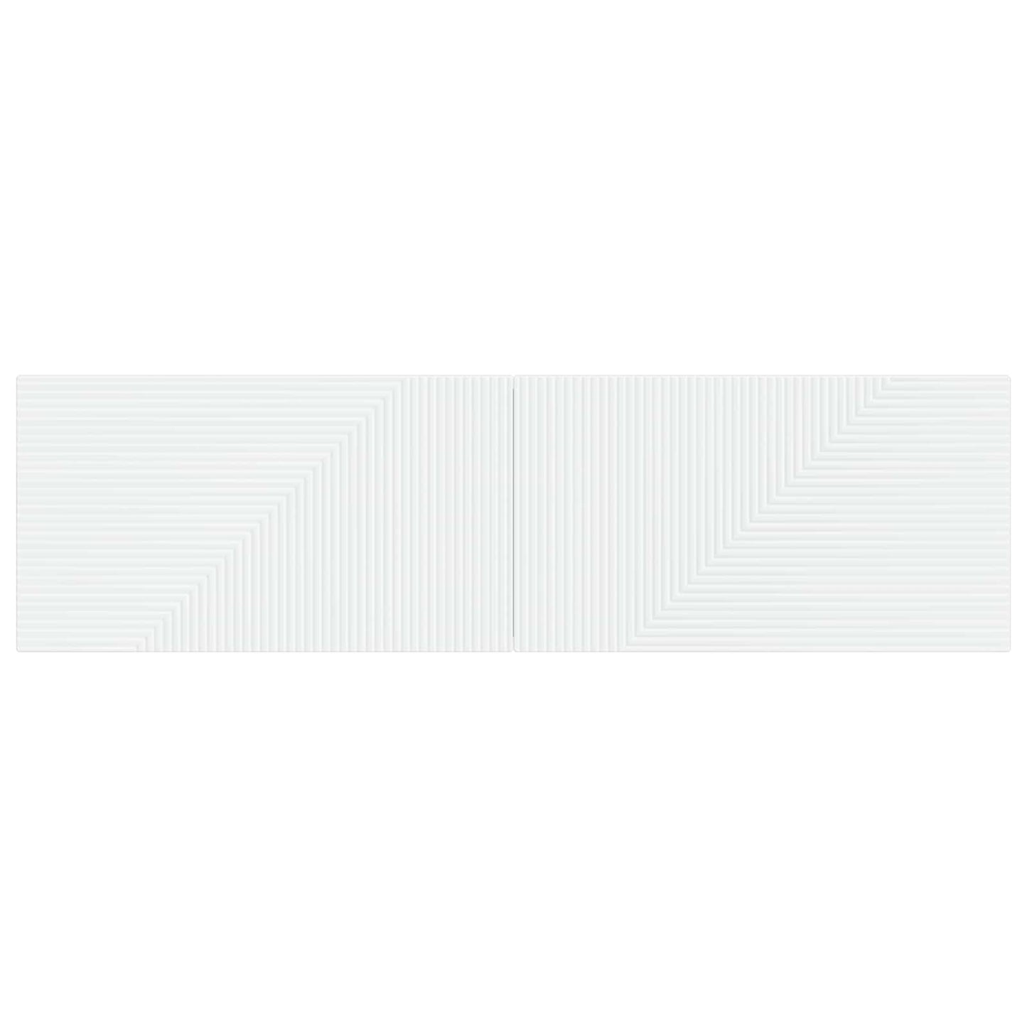 Wall-Mounted Headboard HAARLEM White Engineered Wood