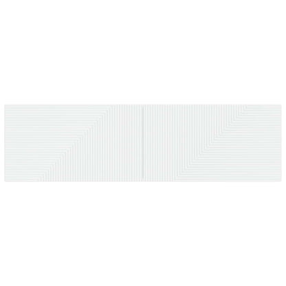 Wall-Mounted Headboard HAARLEM White Engineered Wood