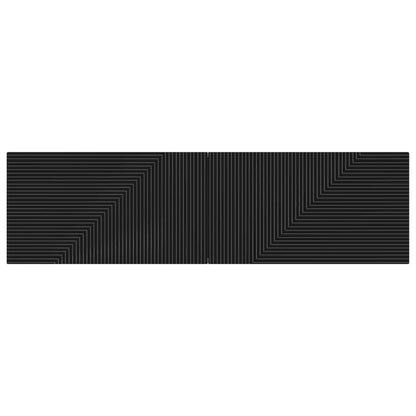Wall-Mounted Headboard HAARLEM Black Engineered Wood