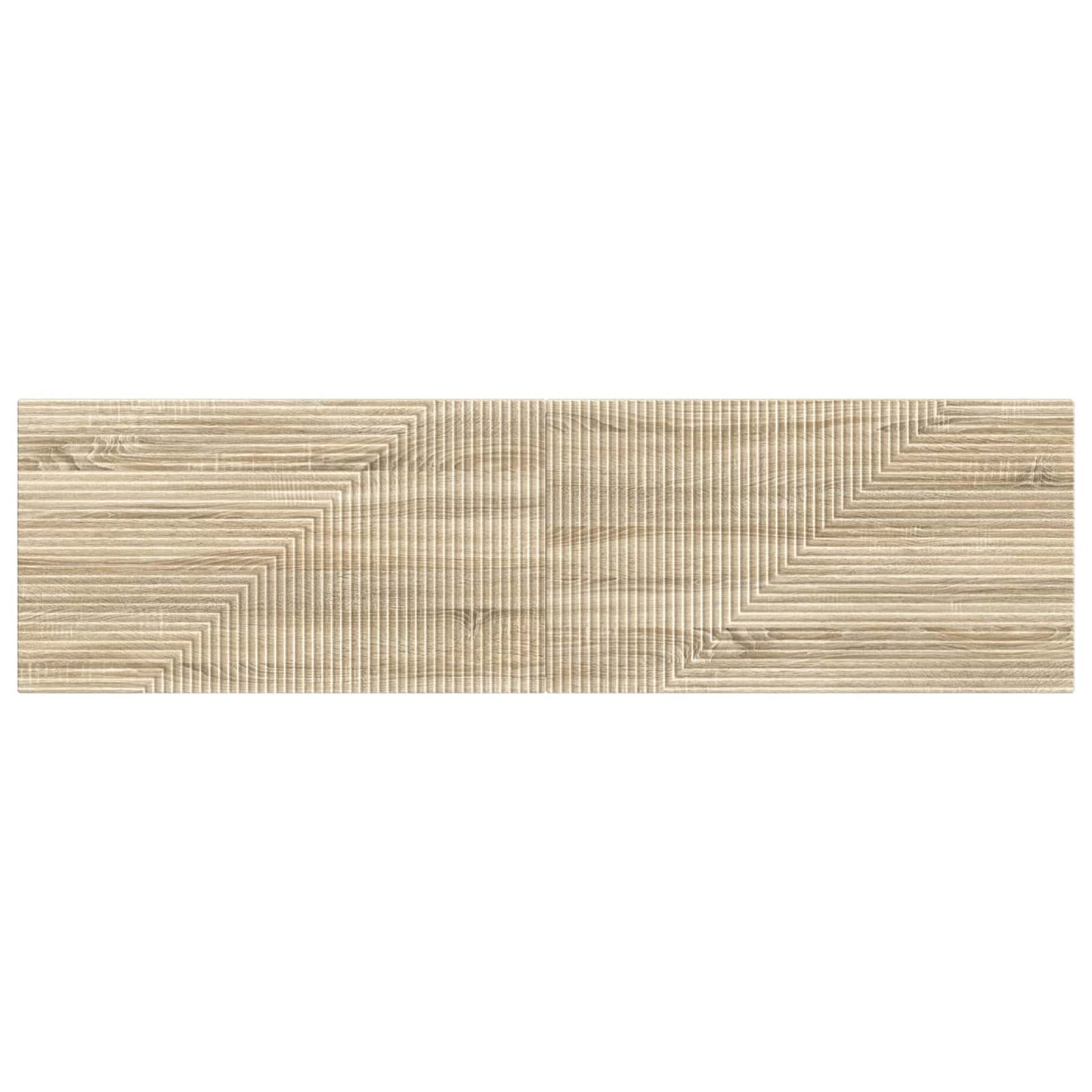 Wall-Mounted Headboard HAARLEM Sonoma Oak Engineered Wood