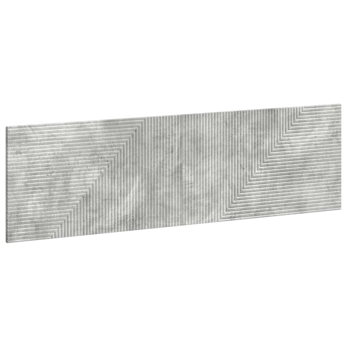Wall-Mounted Headboard HAARLEM Concrete Grey Engineered Wood