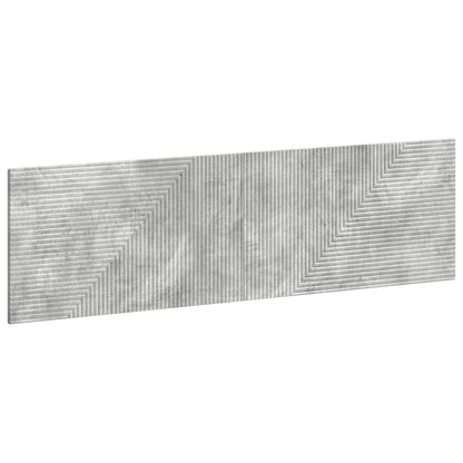 Wall-Mounted Headboard HAARLEM Concrete Grey Engineered Wood