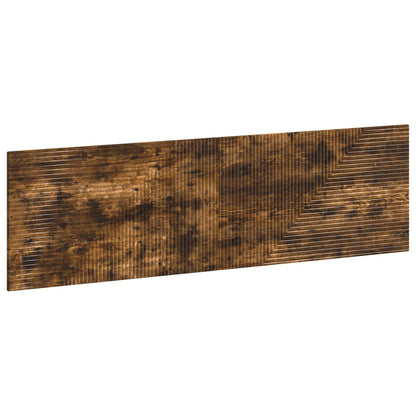 Wall-Mounted Headboard HAARLEM Smoked Oak Engineered Wood