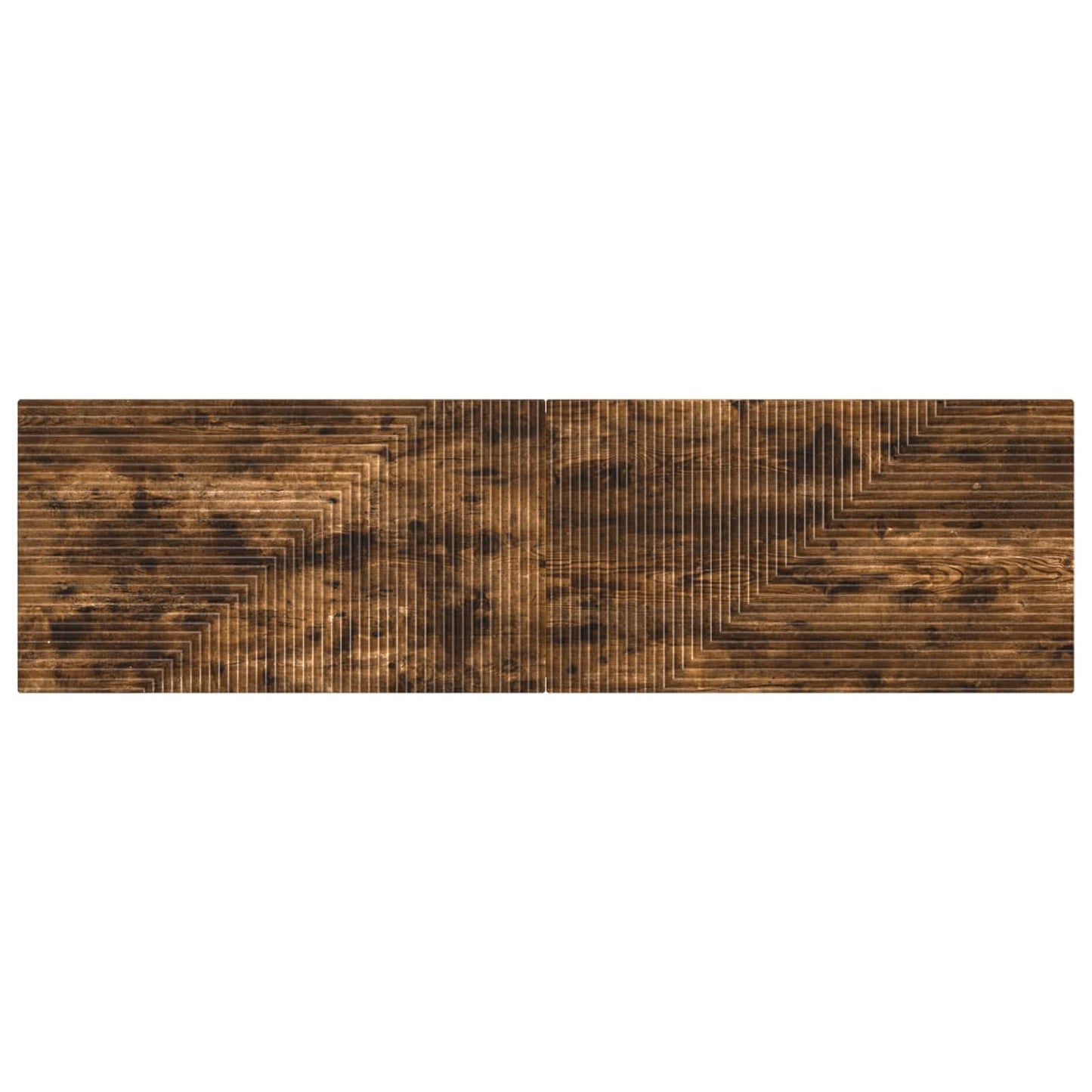 Wall-Mounted Headboard HAARLEM Smoked Oak Engineered Wood