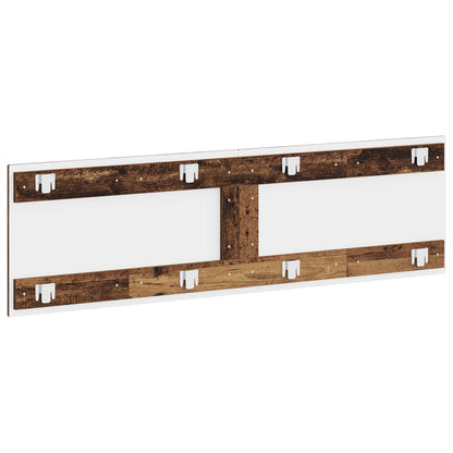 Wall-Mounted Headboard HAARLEM Old Wood Engineered Wood