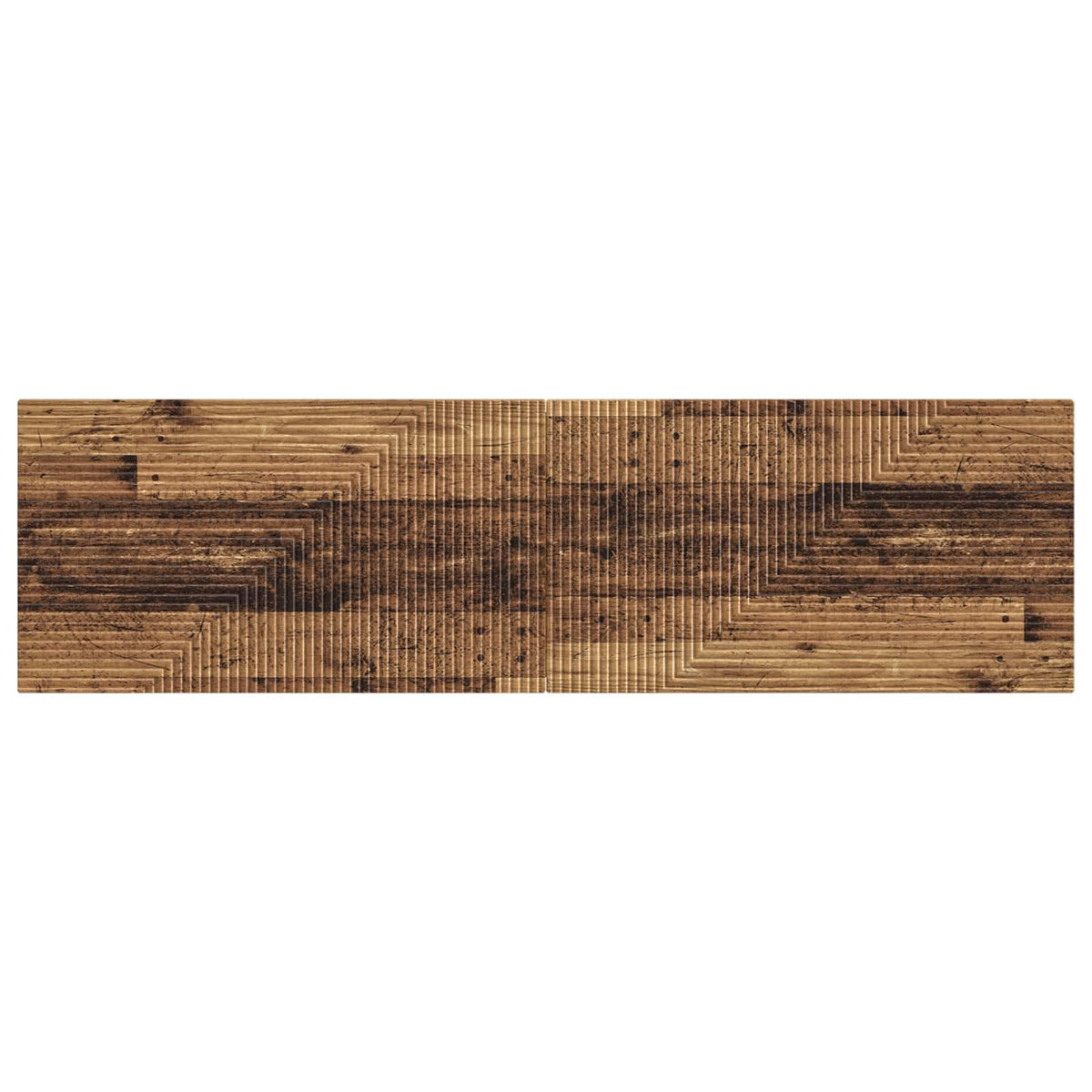 Wall-Mounted Headboard HAARLEM Old Wood Engineered Wood
