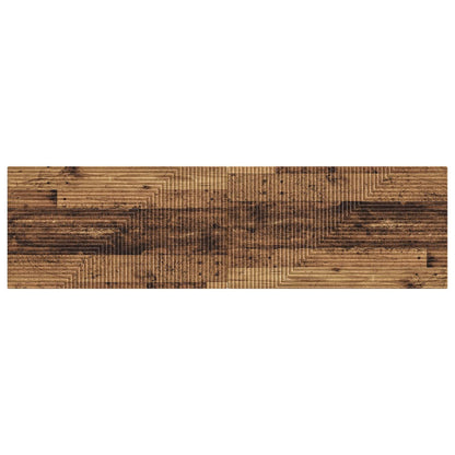 Wall-Mounted Headboard HAARLEM Old Wood Engineered Wood