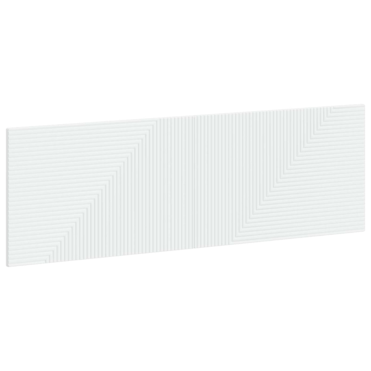 Wall-Mounted Headboard HAARLEM White Engineered Wood