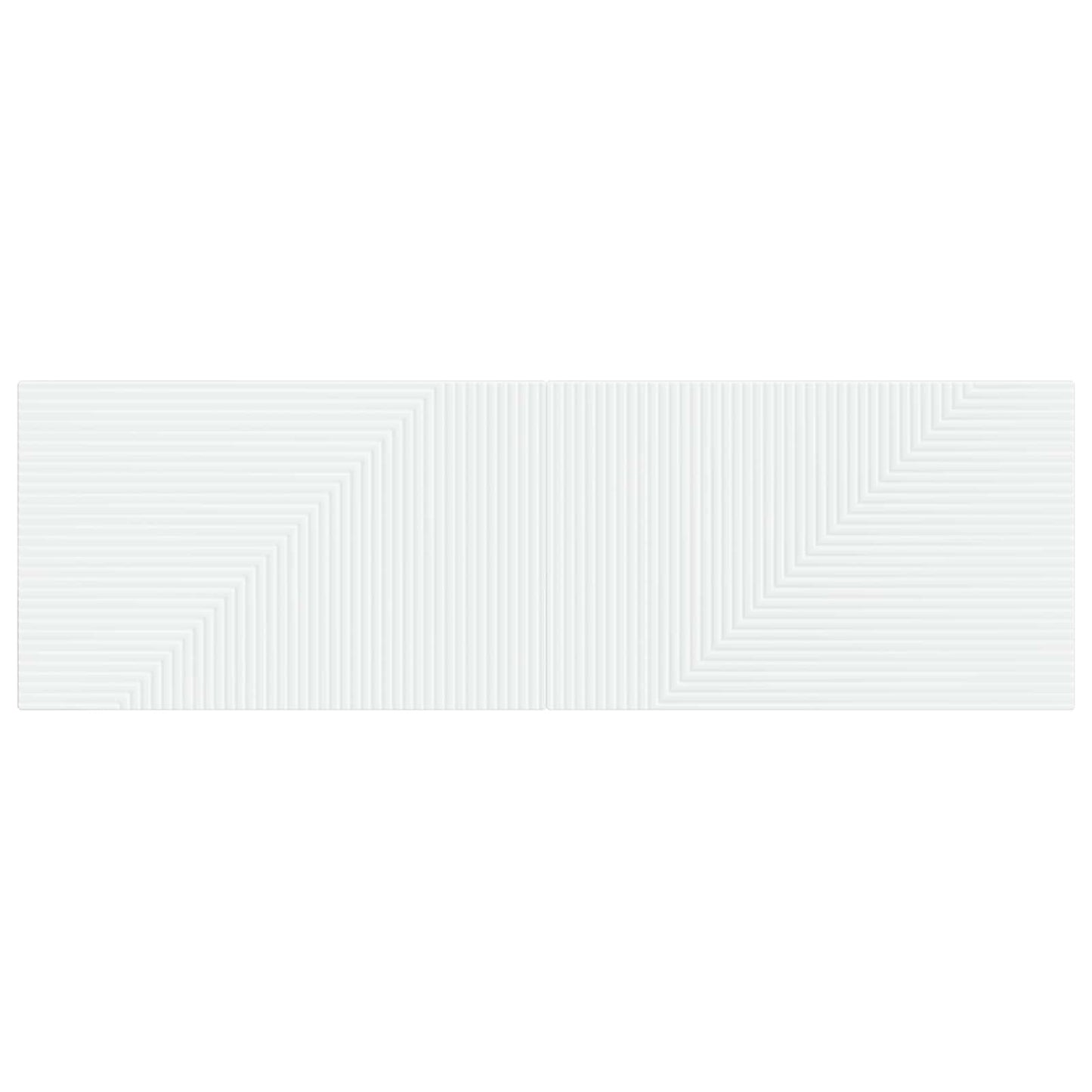 Wall-Mounted Headboard HAARLEM White Engineered Wood