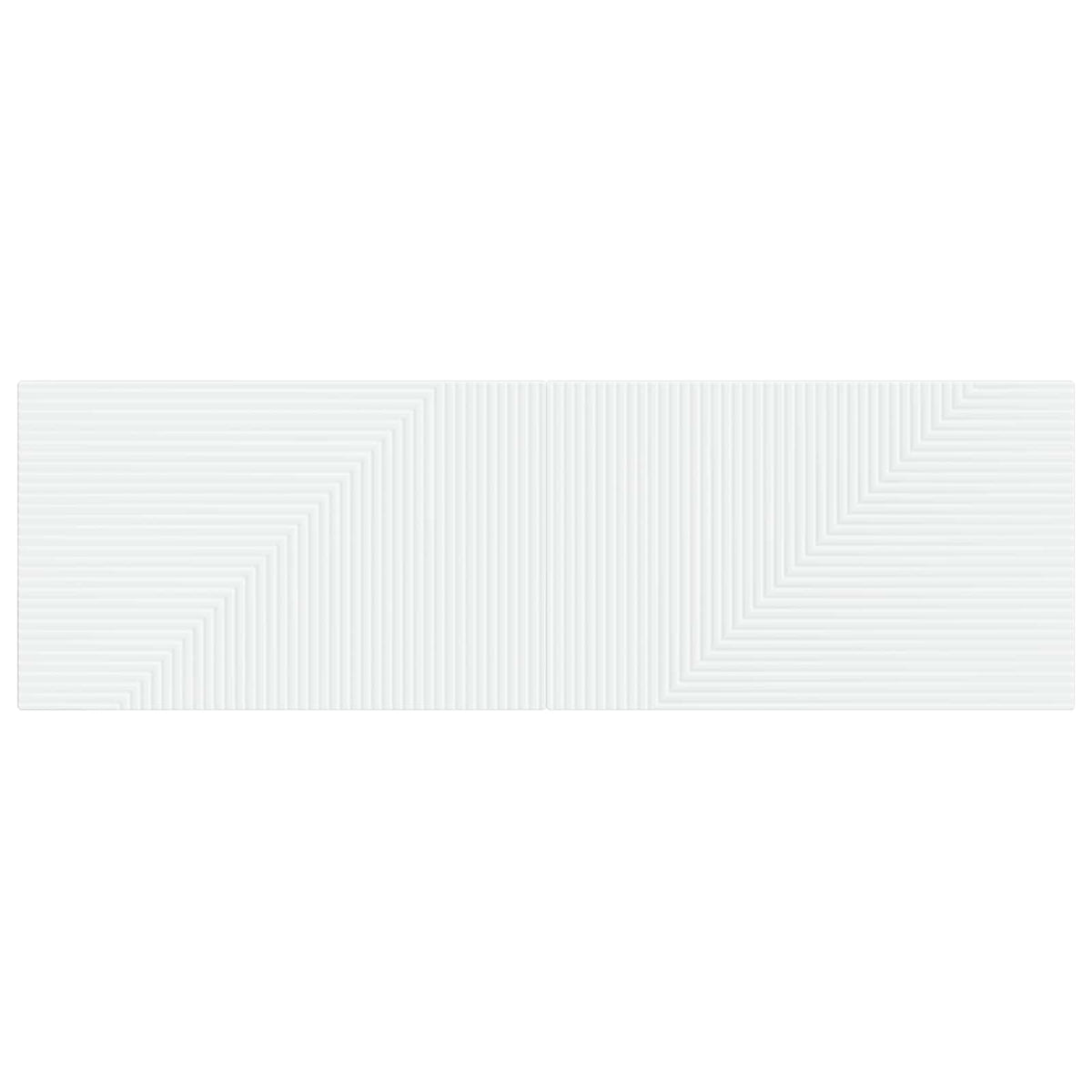 Wall-Mounted Headboard HAARLEM White Engineered Wood