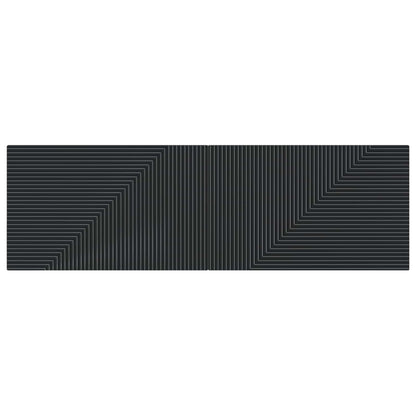 Wall-Mounted Headboard HAARLEM Black Engineered Wood