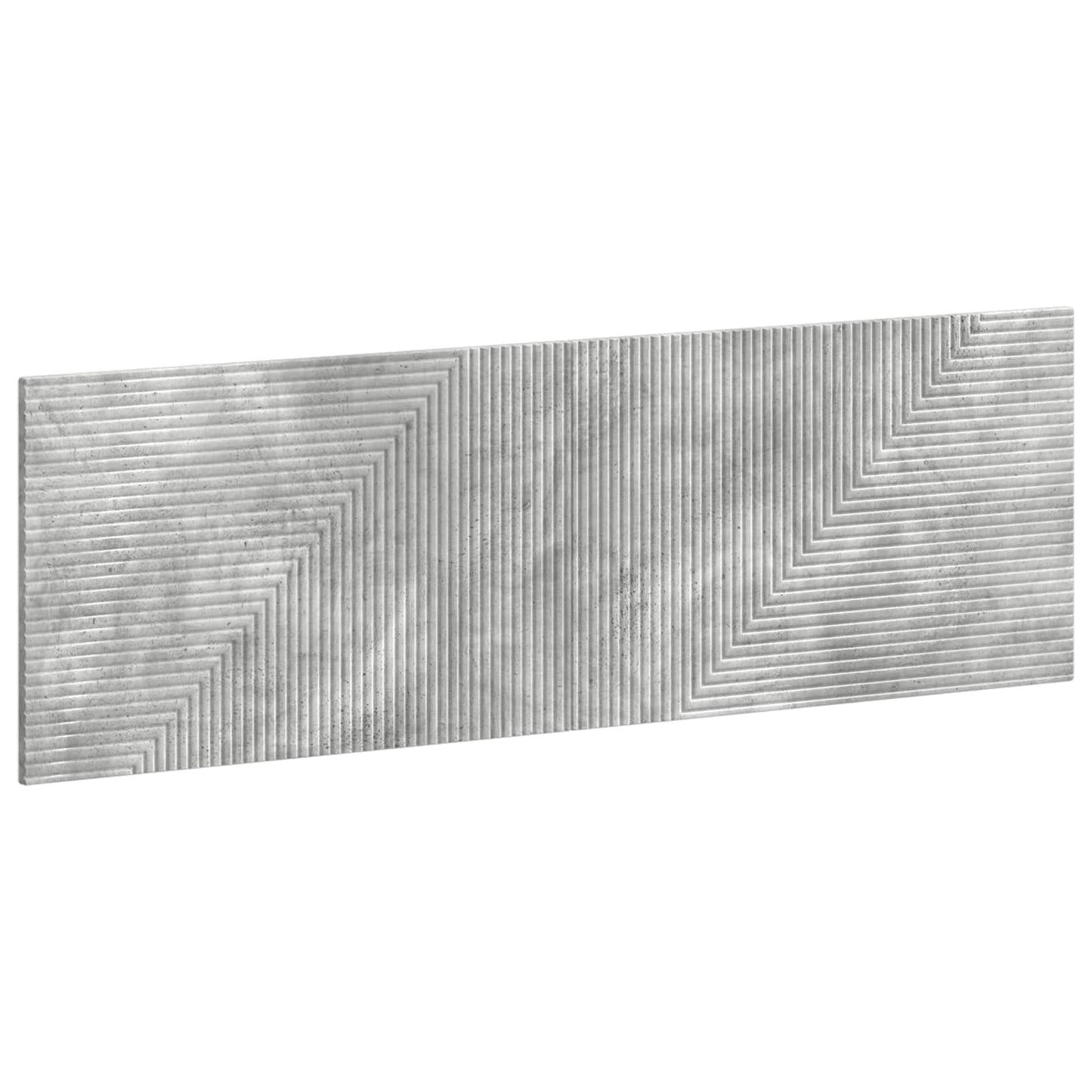 Wall-Mounted Headboard HAARLEM Concrete Grey Engineered Wood