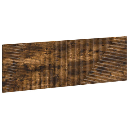 Wall-Mounted Headboard HAARLEM Smoked Oak Engineered Wood