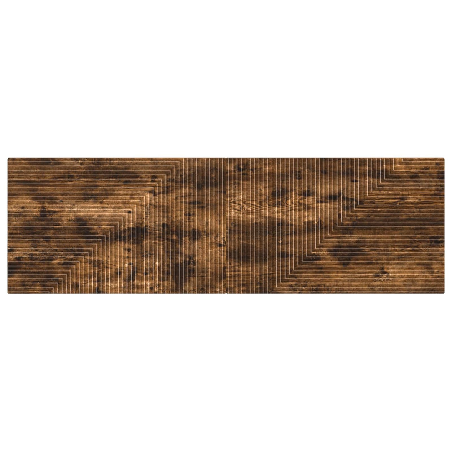 Wall-Mounted Headboard HAARLEM Smoked Oak Engineered Wood