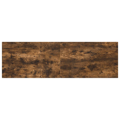 Wall-Mounted Headboard HAARLEM Smoked Oak Engineered Wood