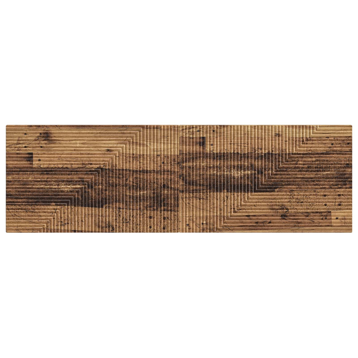 Wall-Mounted Headboard HAARLEM Old Wood Engineered Wood