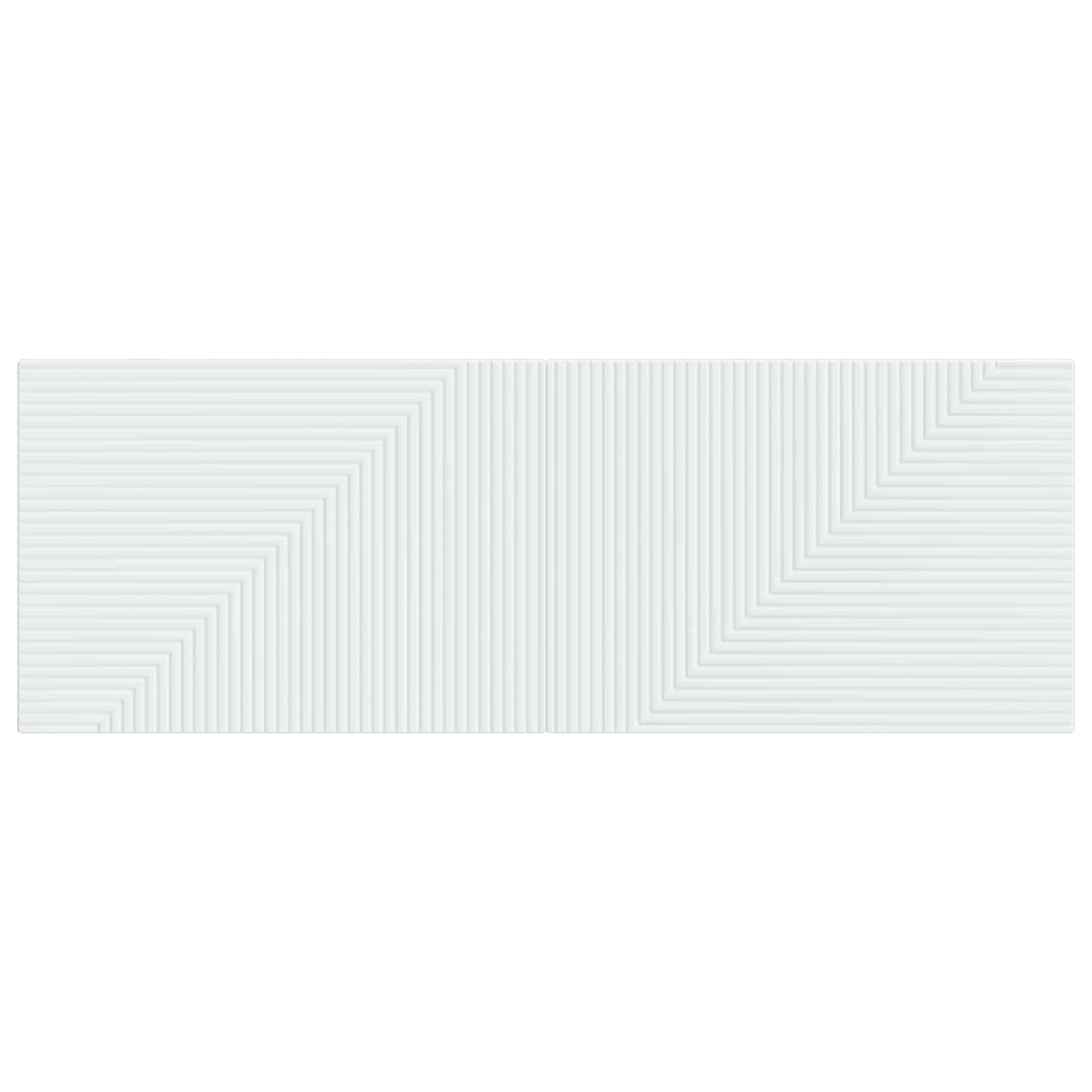 Wall-Mounted Headboard HAARLEM White Engineered Wood