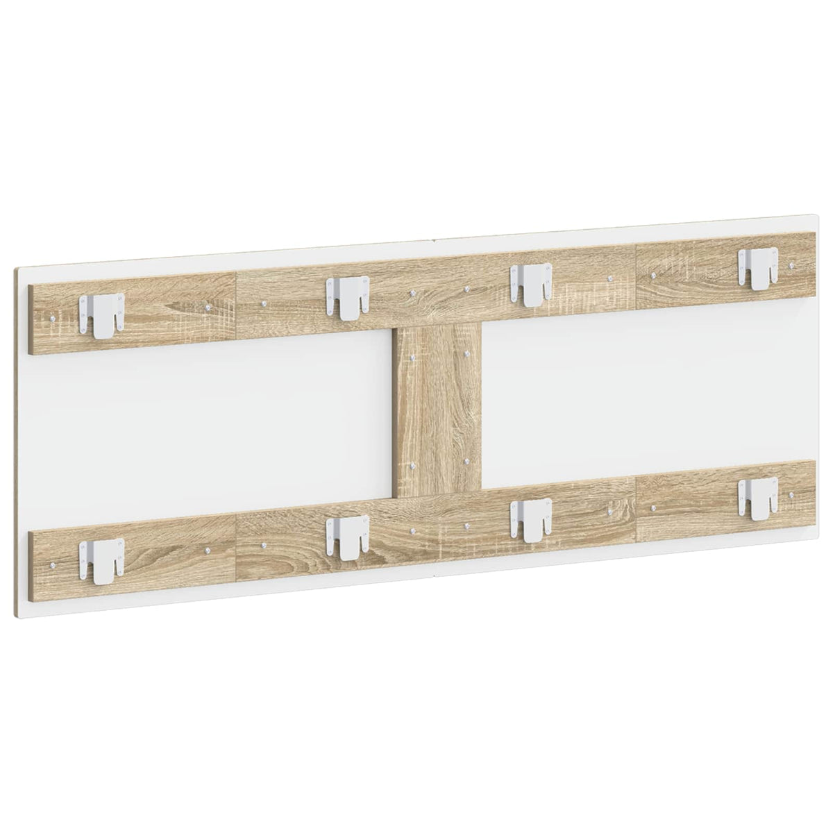 Wall-Mounted Headboard HAARLEM Sonoma Oak Engineered Wood