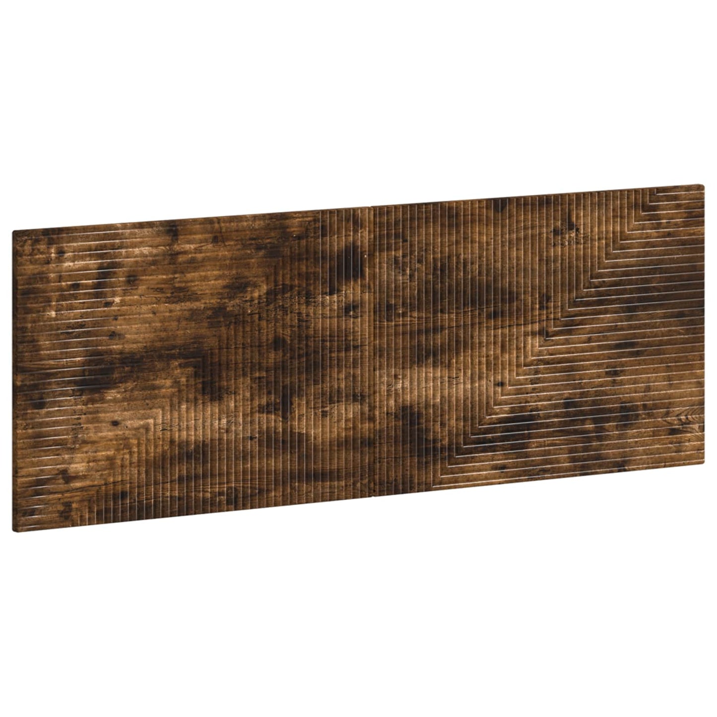 Wall-Mounted Headboard HAARLEM Smoked Oak Engineered Wood