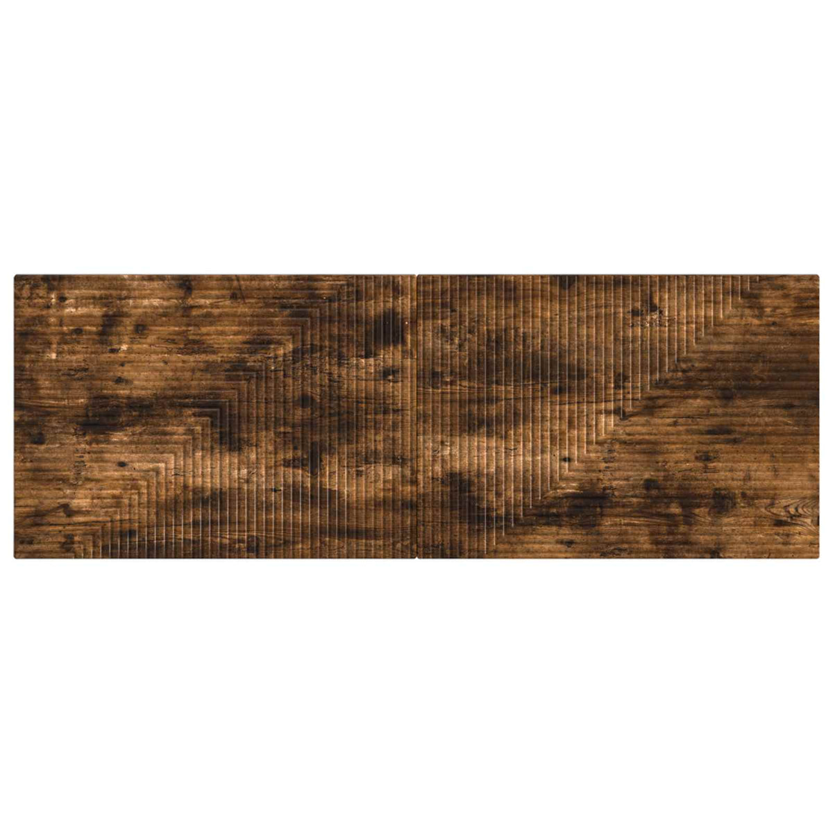 Wall-Mounted Headboard HAARLEM Smoked Oak Engineered Wood