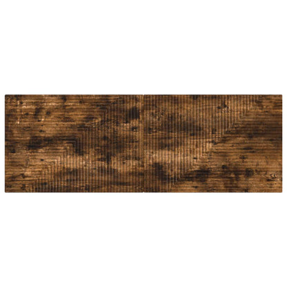 Wall-Mounted Headboard HAARLEM Smoked Oak Engineered Wood